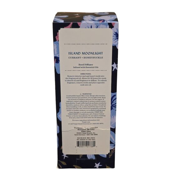 Opalhouse Island Moonlight Reed Diffuser Currant Honeysuckle 4 Oz Essential Oils - Picture 3 of 3